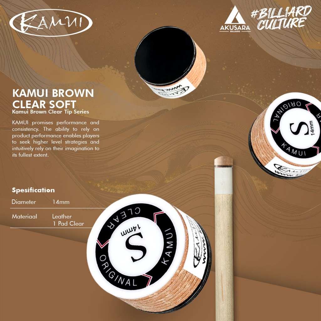 KAMUI BROWN CLEAR TIP - SOFT