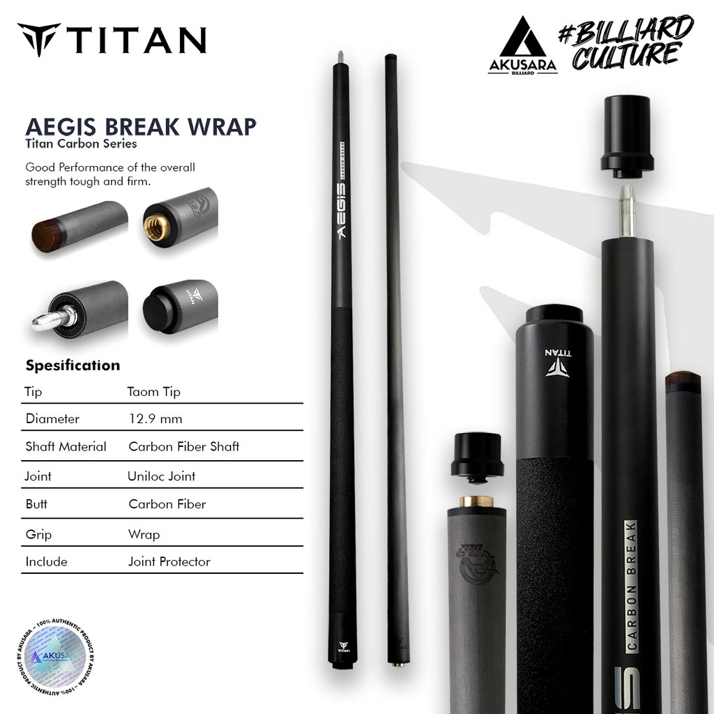 Titan Aegis Break Carbon V1 Wrap+Taom