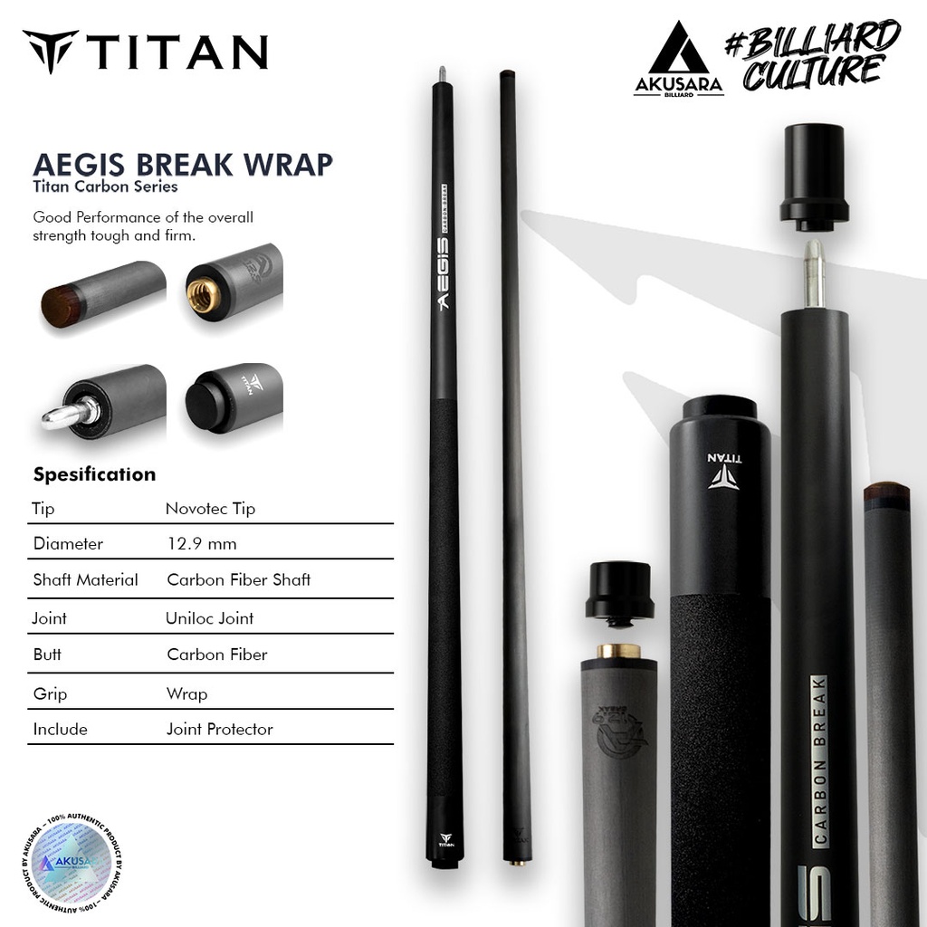 Titan Aegis Break Carbon V1 Wrap+Novotec