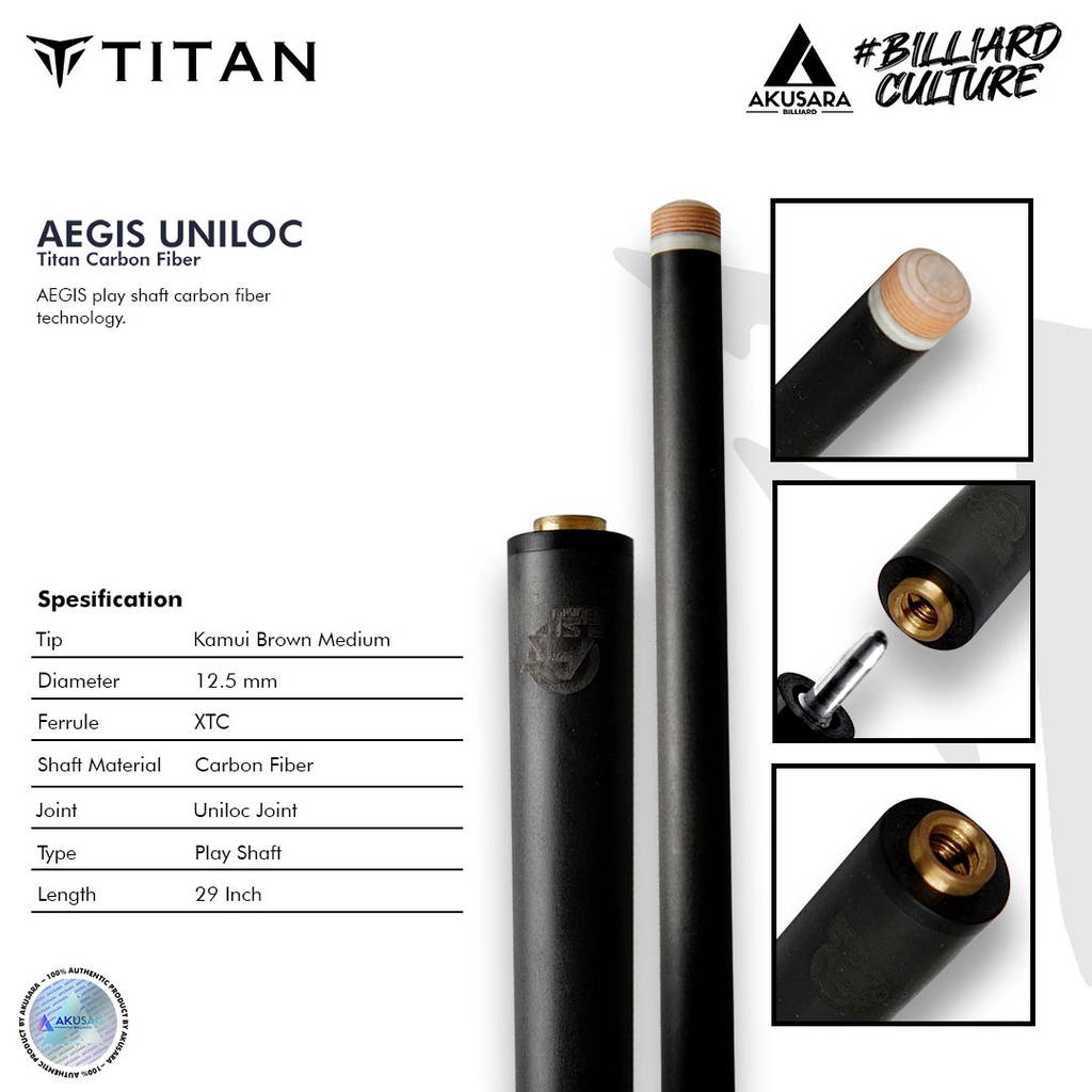 Shaft Aegis Play Carbon Uniloc - 29inch