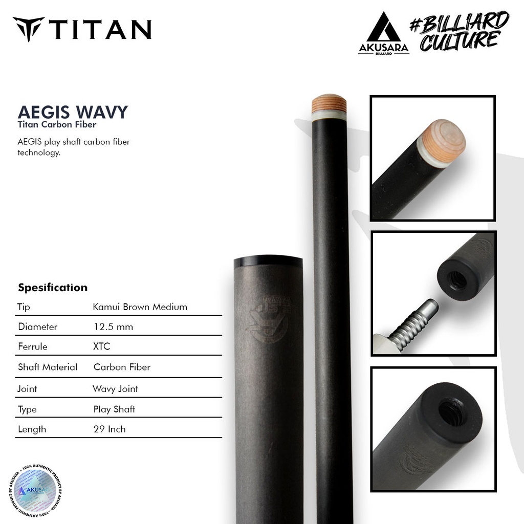 Shaft Aegis Play Carbon Wavy - 29inch