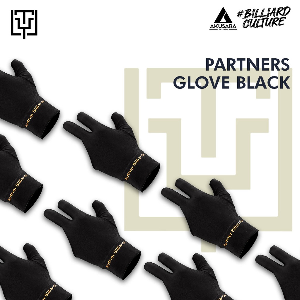 Glove Billiard Partners - Black