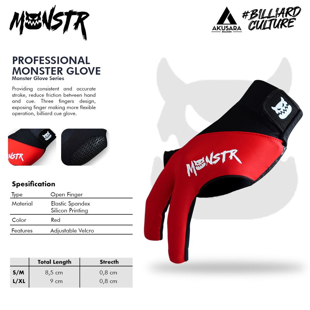 Sarung Tangan MONSTR Premium - Pink