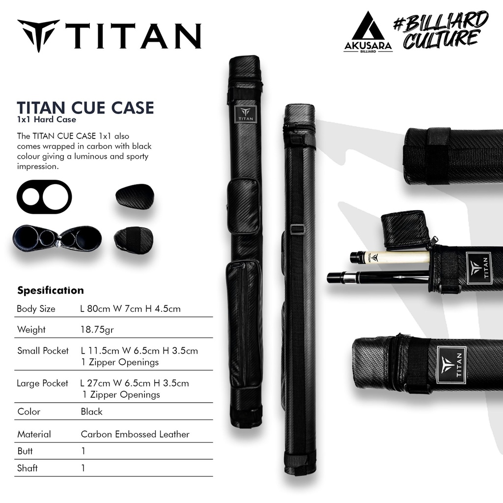 CUE CASE TITAN 1X1