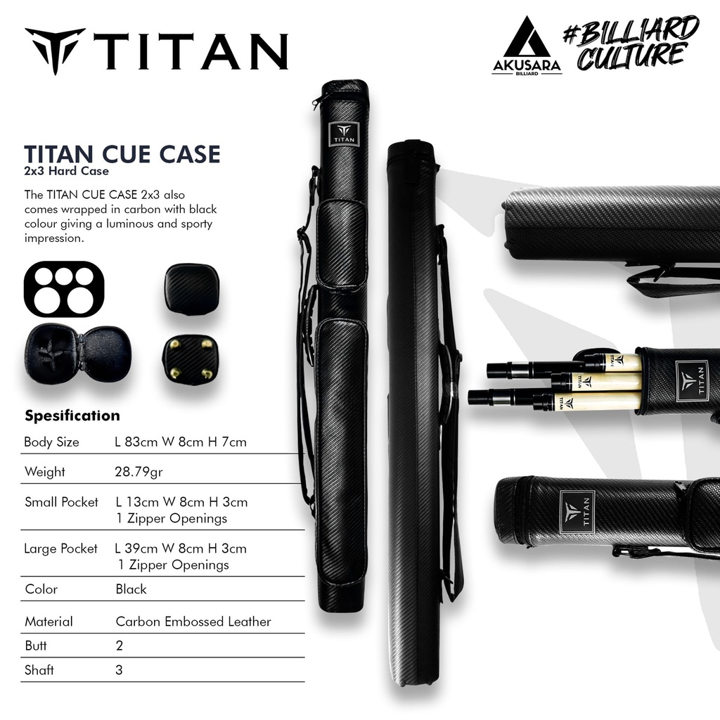 CUE CASE TITAN 2X3