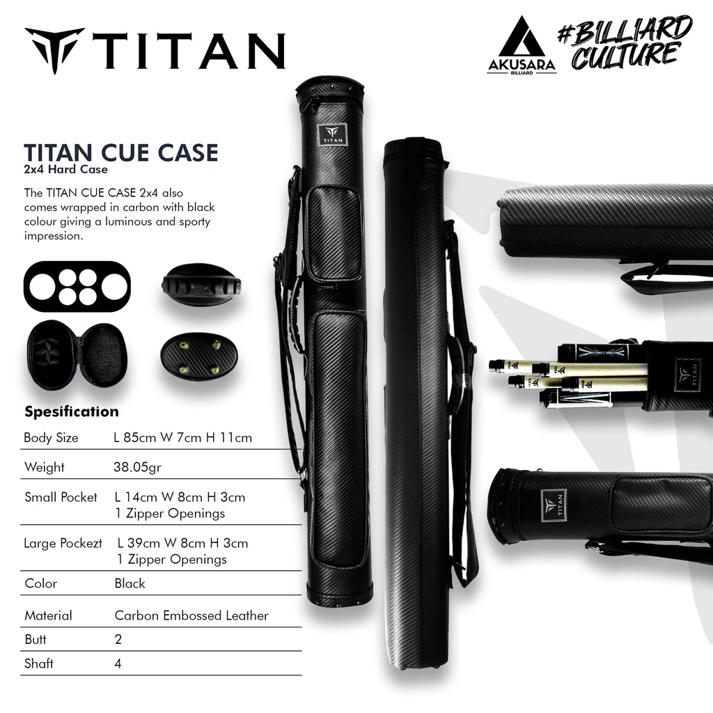 CUE CASE TITAN 2X4