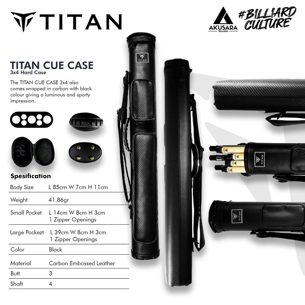 CUE CASE TITAN 3X4