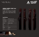 HARD CASE MIRAI 3X4 BROWN