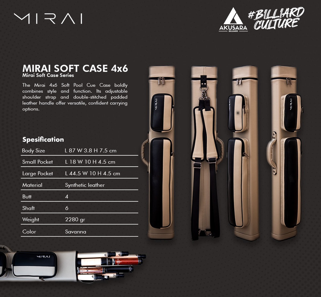 HARD CASE MIRAI 4X6 SAVANA