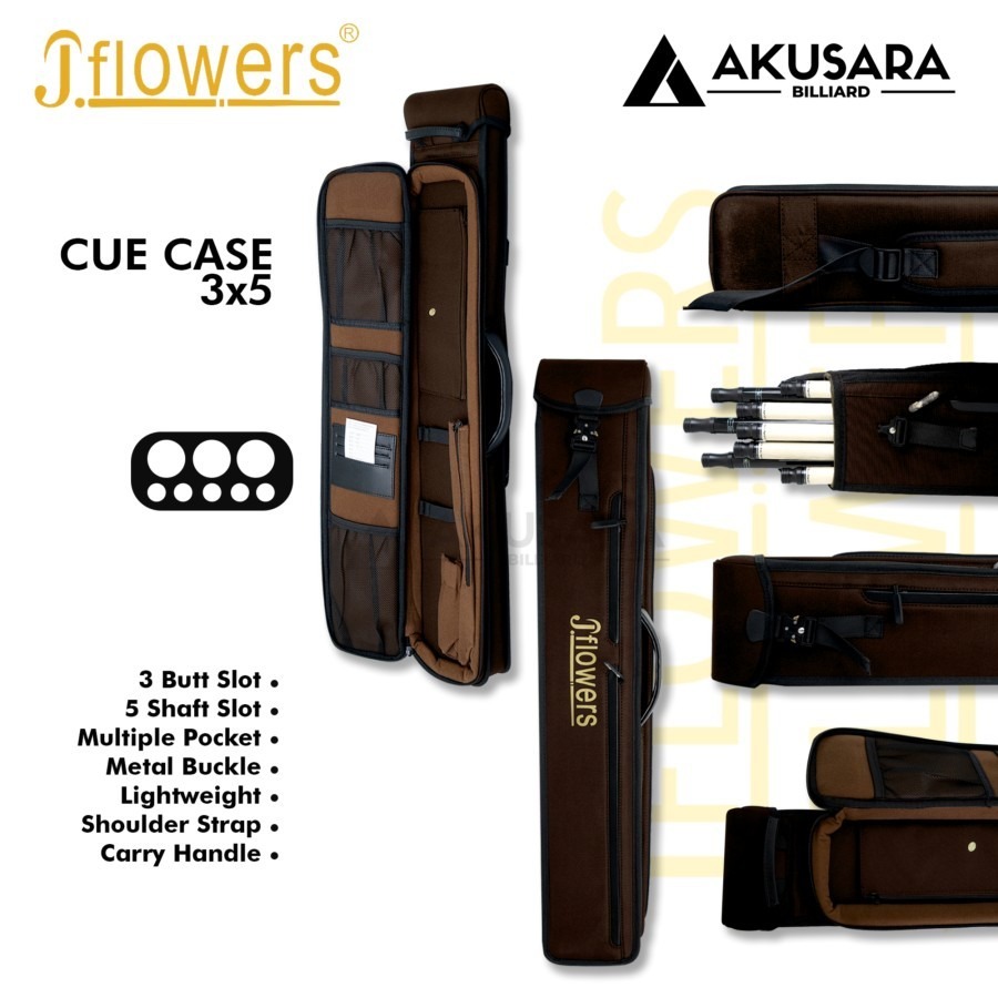 Soft Case Jflowers 3x5 - Brown