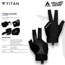 GLOVE TITAN ESSENTIAL BLACK-XL