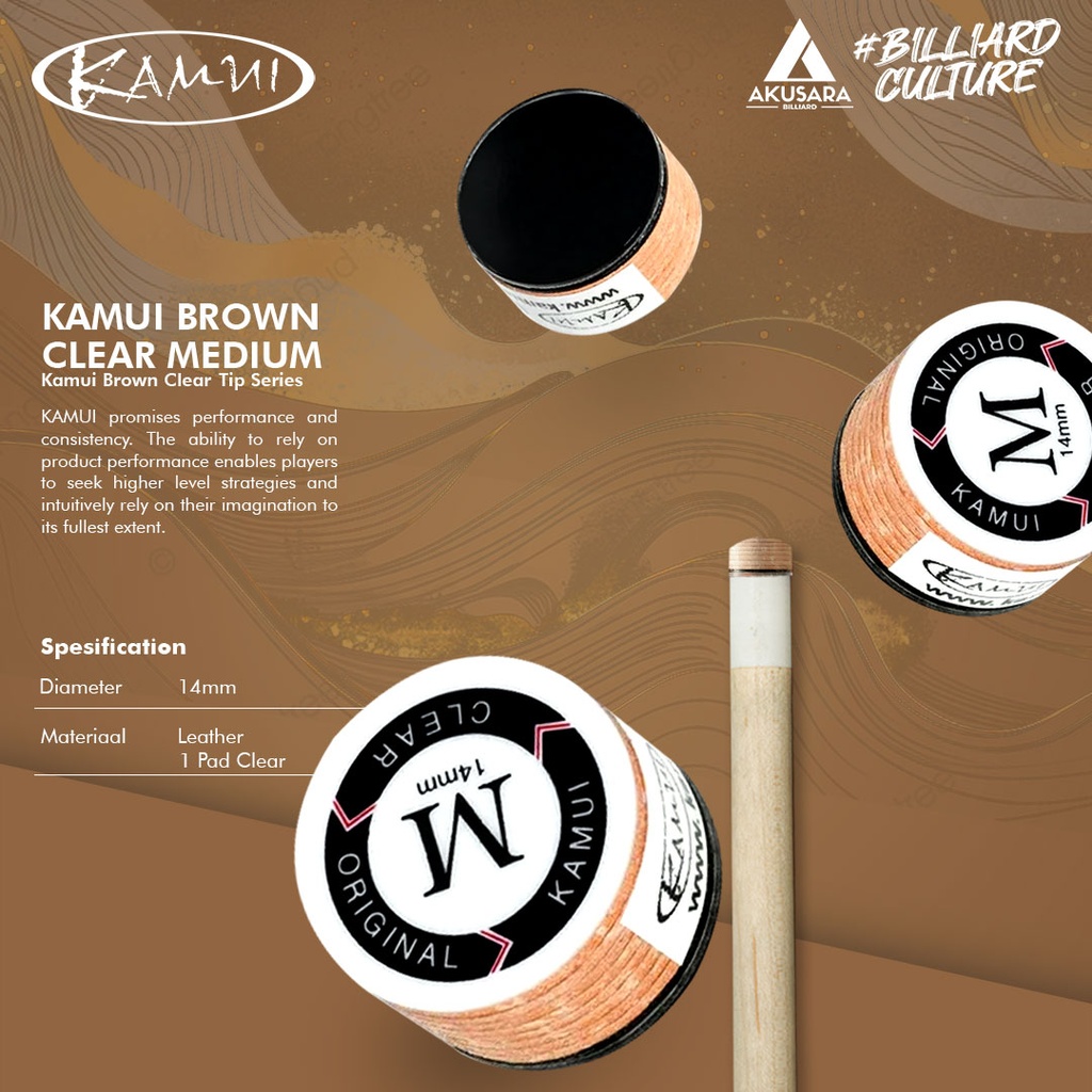 KAMUI BROWN CLEAR TIP - MEDIUM