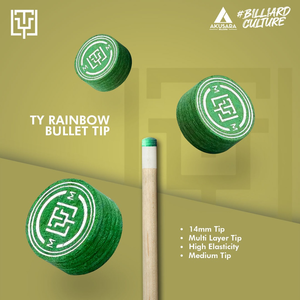 Tip TY Rainbow - Green M