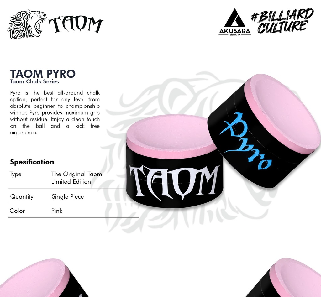 Taom Pyro Pool Chalk - Pink